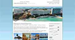 Desktop Screenshot of grandoasisvivabeach.com